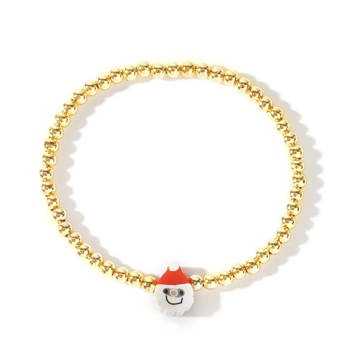 Simple Style Classic Style Santa Claus Copper Wholesale Bracelets