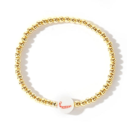 Simple Style Classic Style Santa Claus Copper Wholesale Bracelets