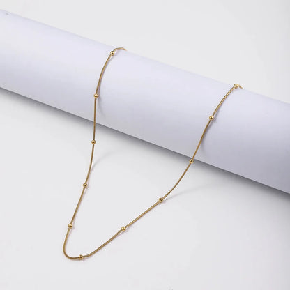 Simple Style Classic Style Solid Color 304 Stainless Steel Plating Jewelry Accessories