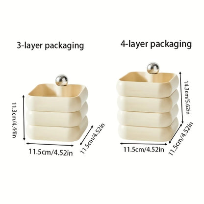 Simple Style Classic Style Solid Color ABS Jewelry Boxes