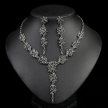 Simple Style Classic Style Solid Color Alloy Inlay Rhinestones Women'S Jewelry Set