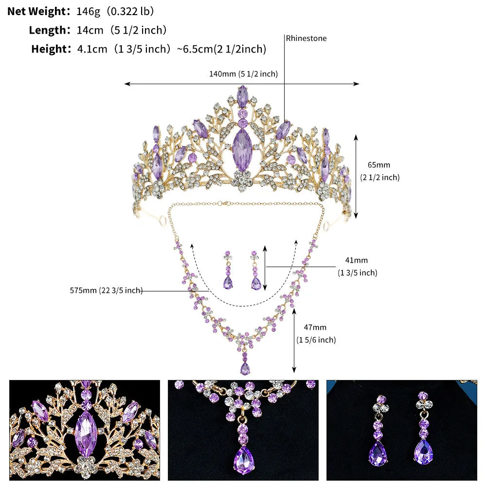 Simple Style Classic Style Solid Color Alloy Rhinestone Inlay Rhinestones Pearl Women'S Jewelry Set