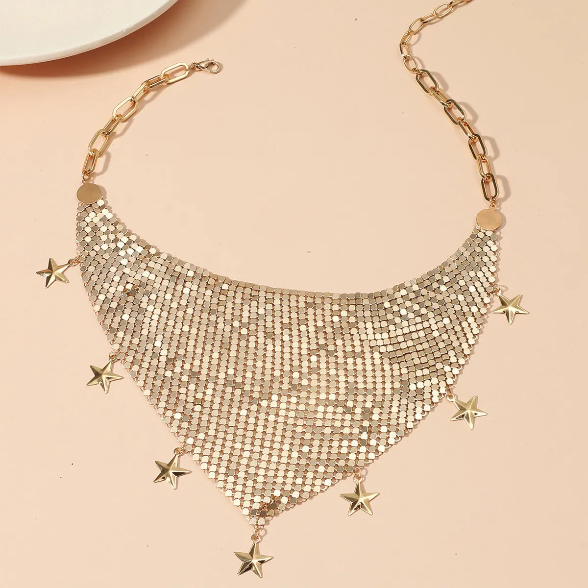 Simple Style Classic Style Solid Color Alloy Wholesale Choker