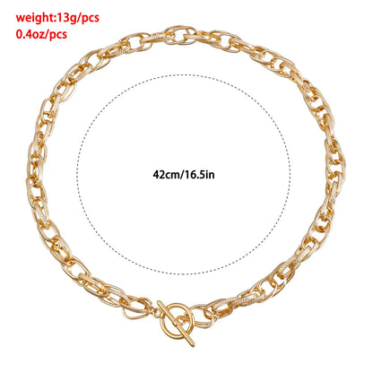 Simple Style Classic Style Solid Color Alloy Women's Necklace