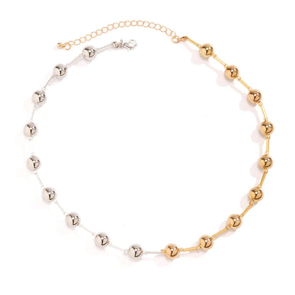 Simple Style Classic Style Solid Color CCB Artificial Pearl Alloy Wholesale Necklace