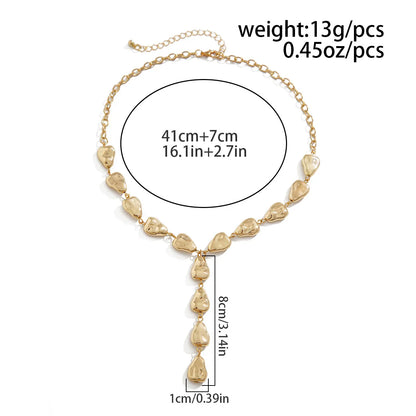 Simple Style Classic Style Solid Color CCB Alloy Wholesale Pendant Necklace