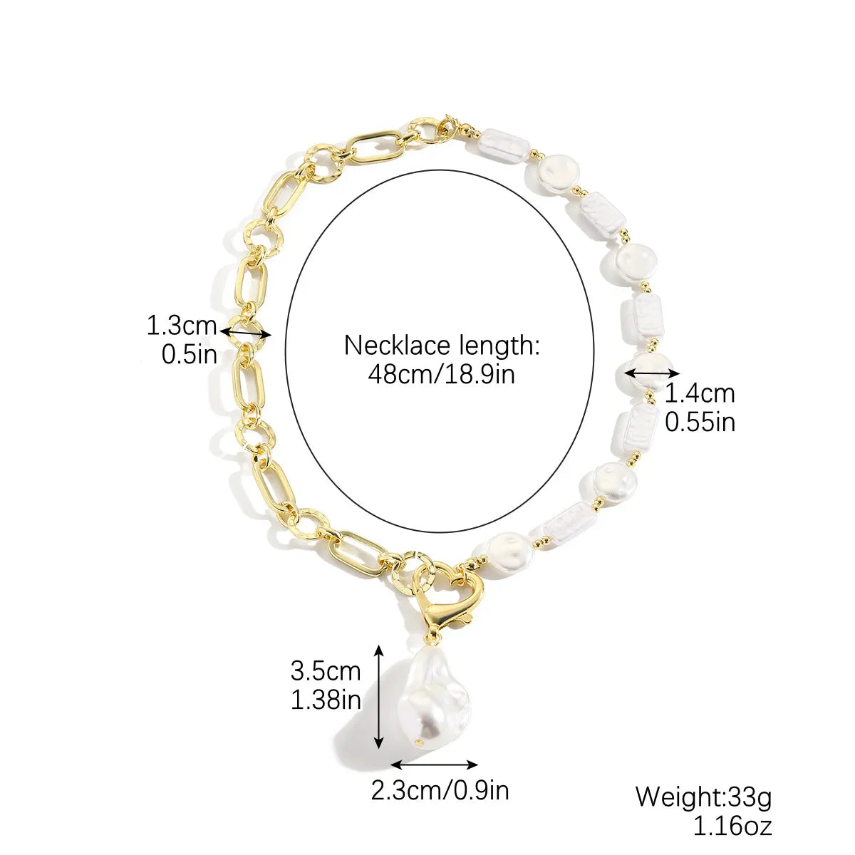 Simple Style Classic Style Solid Color Imitation Pearl Alloy Wholesale Necklace