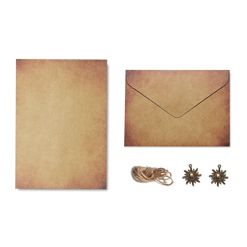 Simple Style Classic Style Solid Color Kraft Paper Holiday Daily Letter