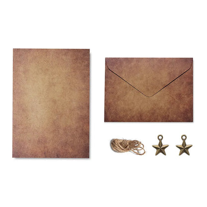 Simple Style Classic Style Solid Color Kraft Paper Holiday Daily Letter