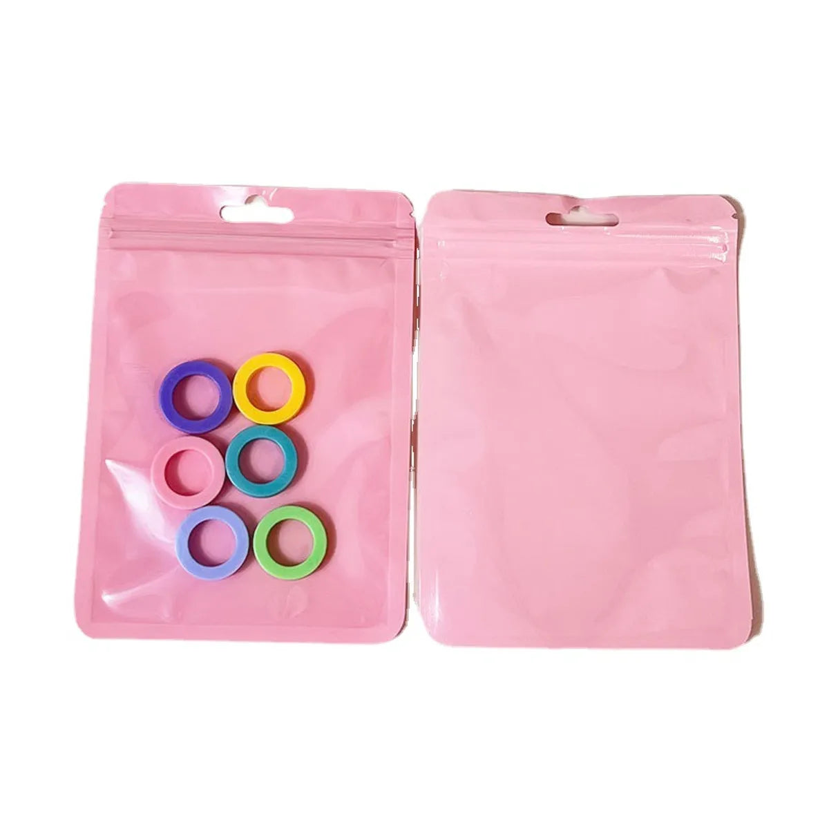 Simple Style Classic Style Solid Color Plastic Jewelry Packaging Bags