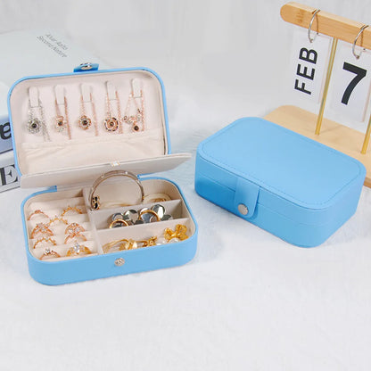 Simple Style Classic Style Solid Color Pvc Jewelry Boxes