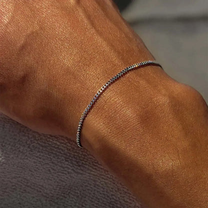 Simple Style Classic Style Solid Color Men'S Bracelets