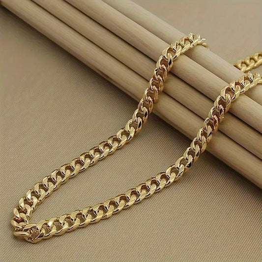 Stainless Steel Gold Plated Simple Style Classic Style Plating Solid Color None Necklace