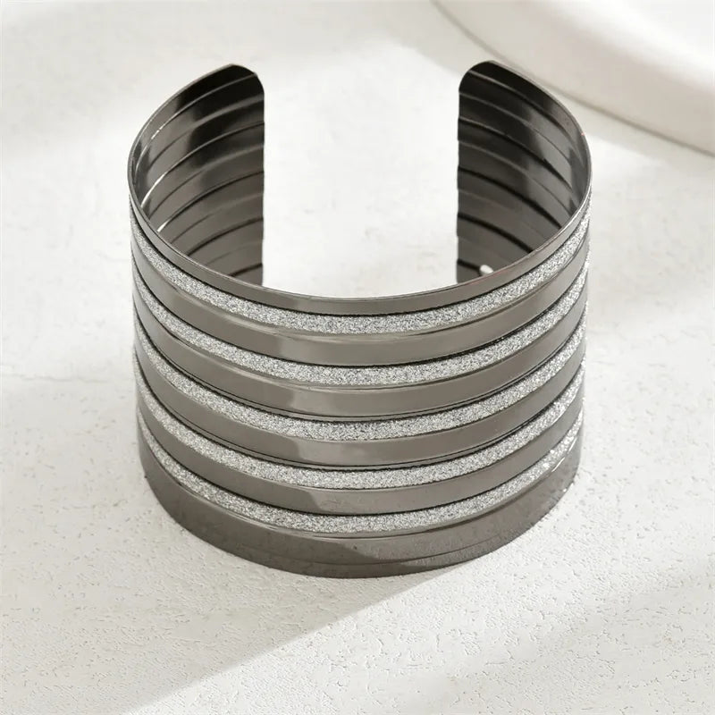 Simple Style Classic Style Solid Color Zinc Alloy Wholesale Bangle