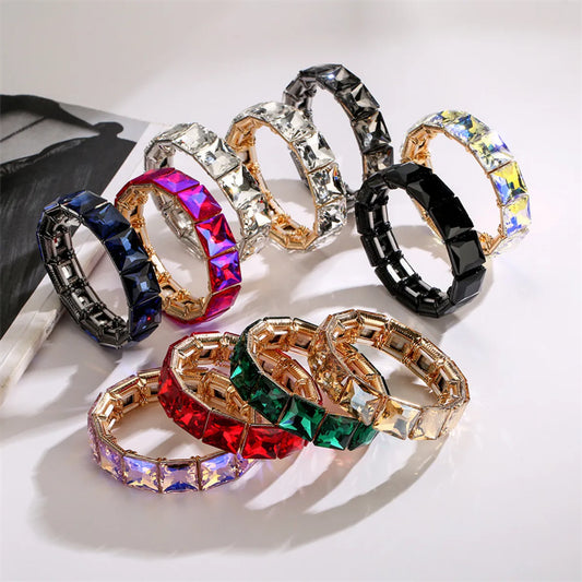 Simple Style Classic Style Solid Color Zircon Alloy Wholesale Bracelets