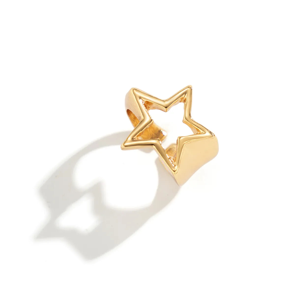 Simple Style Classic Style Star Alloy Hollow Out Women's Rings