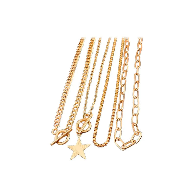 Simple Style Classic Style Star Iron Wholesale Pendant Necklace