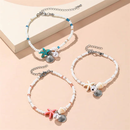 Simple Style Classic Style Star Shell Wholesale Bracelets