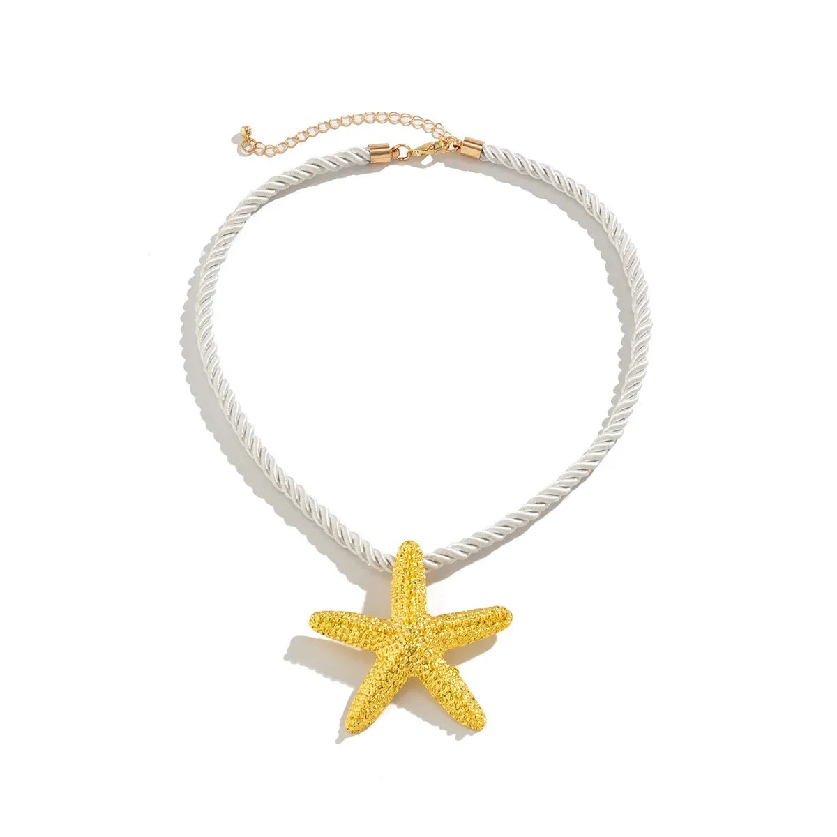 Simple Style Classic Style Starfish Alloy Plating Women'S Earrings Necklace