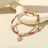 Simple Style Classic Style Starfish Shell Alloy Wholesale Bracelets