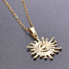 Simple Style Classic Style Sun 304 Stainless Steel Plating Women'S Pendant Necklace