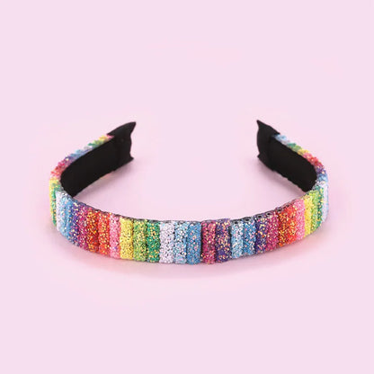 Simple Style Color Block Cloth Handmade Hair Band 1 Piece