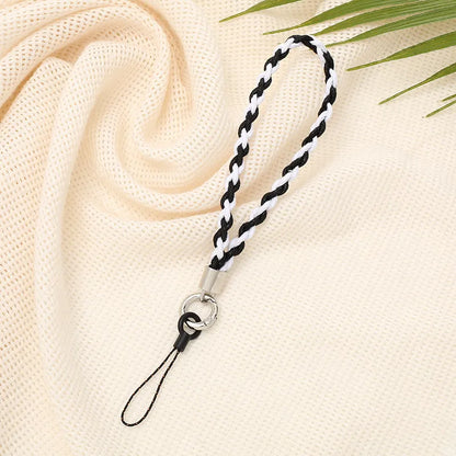 Simple Style Color Block Cotton Polyester Knitting Mobile Phone Chain