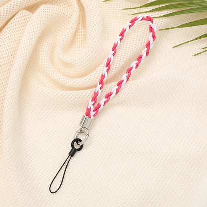 Simple Style Color Block Cotton Polyester Knitting Mobile Phone Chain