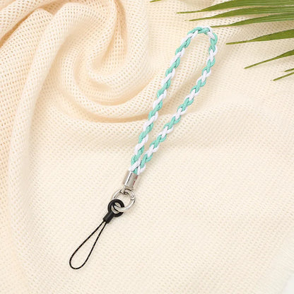 Simple Style Color Block Cotton Polyester Knitting Mobile Phone Chain