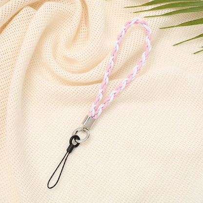 Simple Style Color Block Cotton Polyester Knitting Mobile Phone Chain