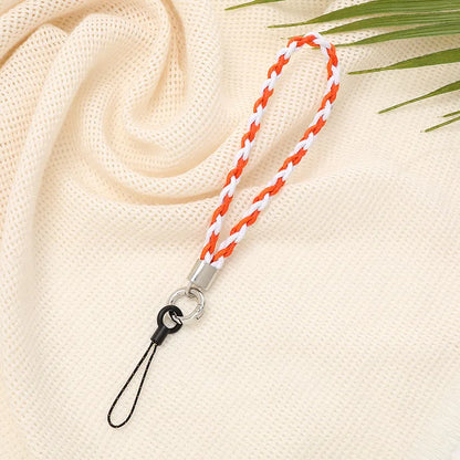 Simple Style Color Block Cotton Polyester Knitting Mobile Phone Chain