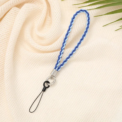 Simple Style Color Block Cotton Polyester Knitting Mobile Phone Chain