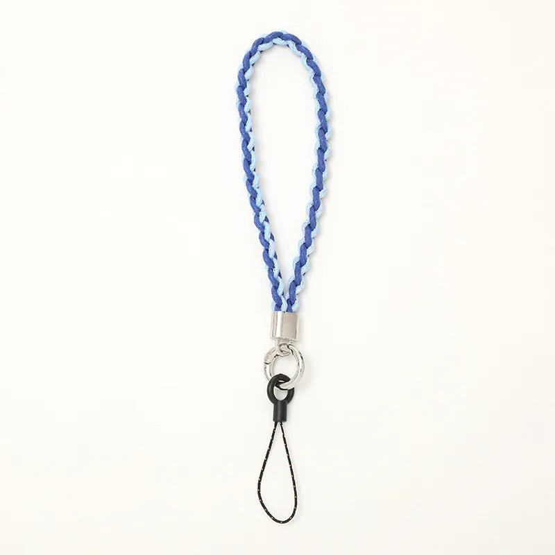 Simple Style Color Block Cotton Polyester Knitting Mobile Phone Chain