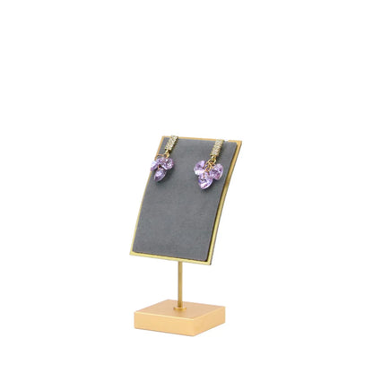 Simple Style Color Block Metal Jewelry Display Jewelry Rack