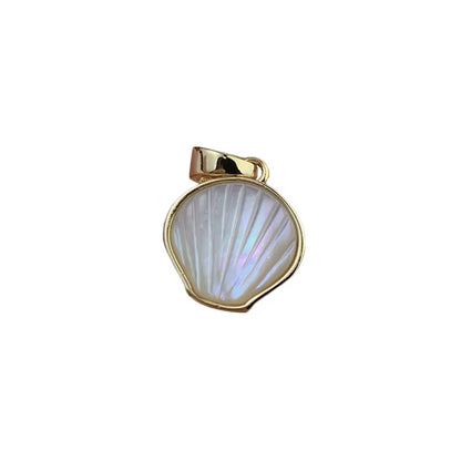 Simple Style Color Block Shell Wholesale Charms Jewelry Accessories