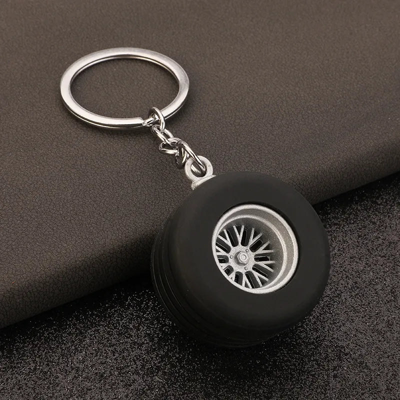 Simple Style Color Block Silica Gel Unisex Bag Pendant Keychain