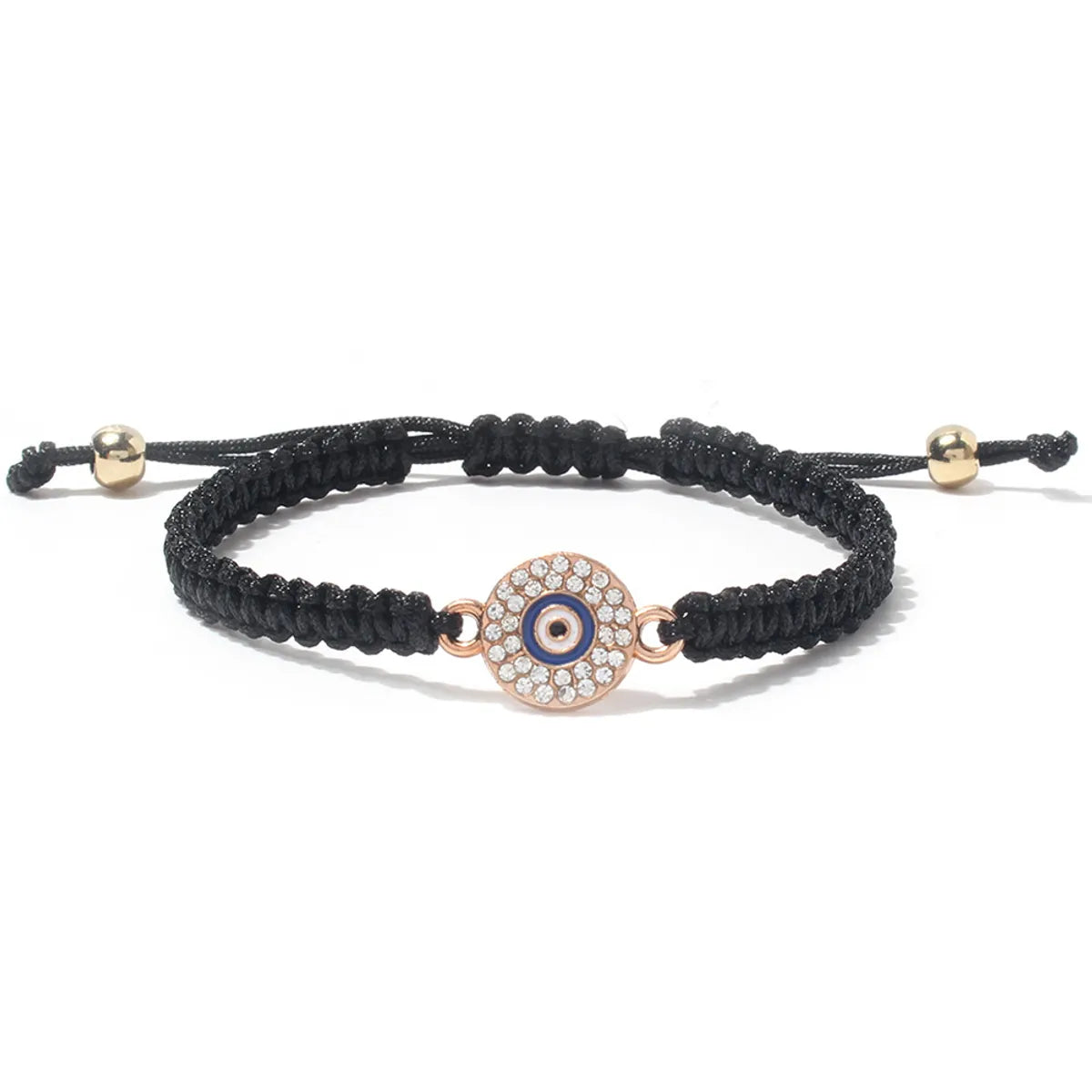 Simple Style Commute Cross Heart Shape Eye Cloth Knitting Unisex Bracelets