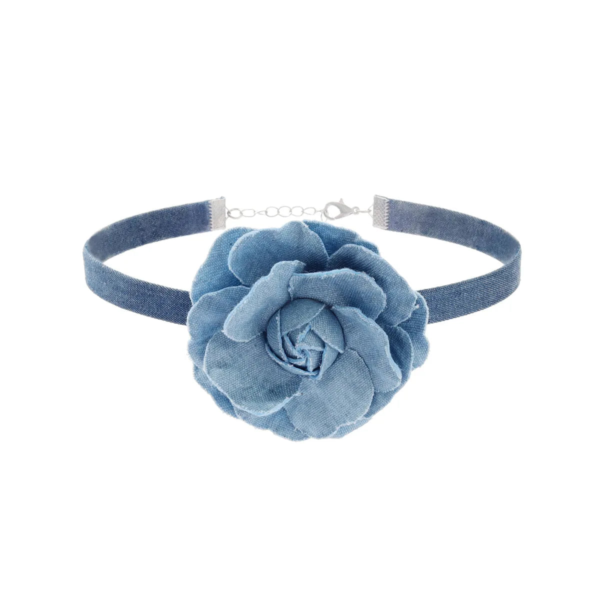 Simple Style Commute Flower Alloy Patchwork Women'S Choker