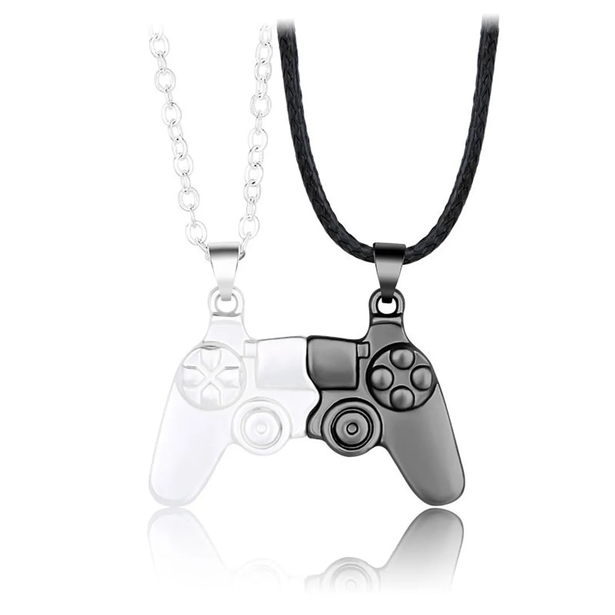 Simple Style Commute Game Console Alloy Plating Couple Bracelets Necklace