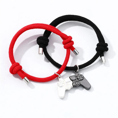 Simple Style Commute Game Console Alloy Plating Couple Bracelets Necklace