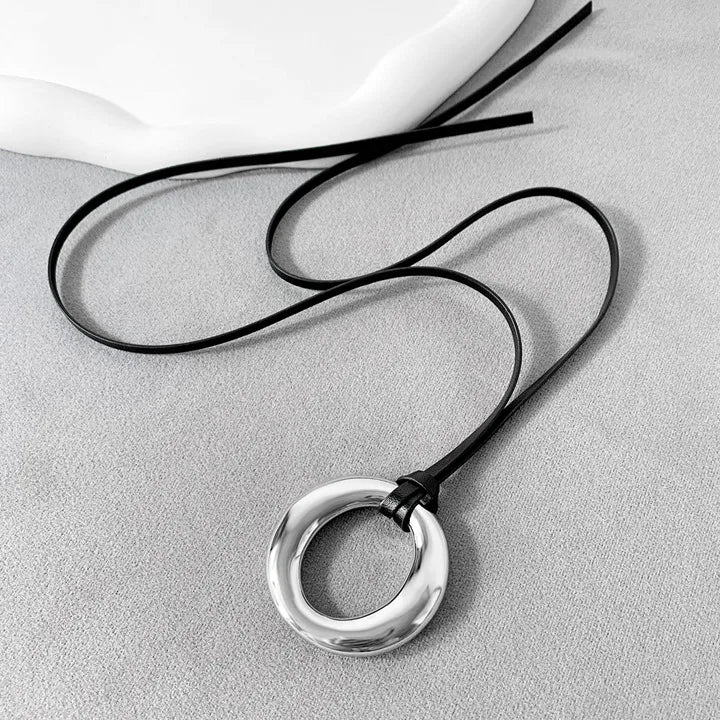 Simple Style Commute Geometric Alloy Rope Wholesale Pendant Necklace