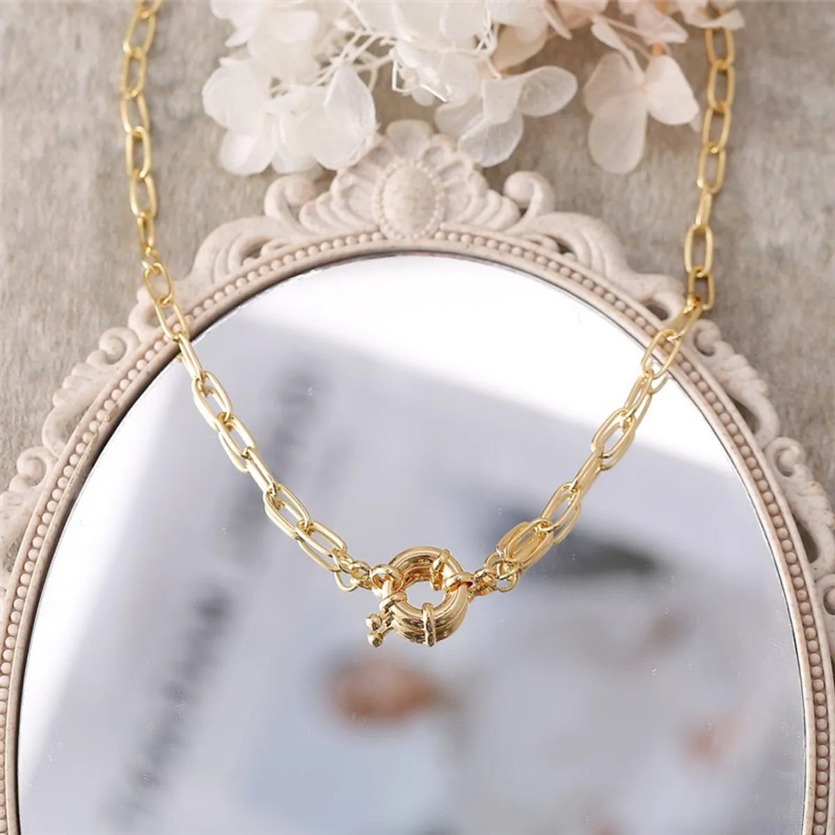 Simple Style Commute Geometric Alloy Wholesale Pendant Necklace