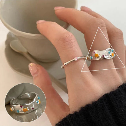 Simple Style Commute Geometric Copper Zircon Rings In Bulk