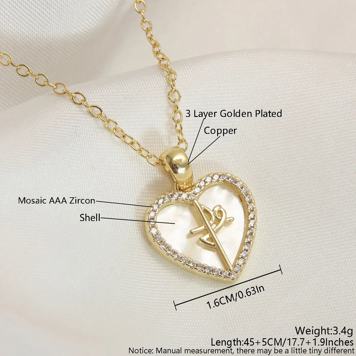 Simple Style Commute Heart Shape Life Tree Eye 18K Gold Plated Shell 304 Stainless Steel Shell Wholesale Pendant Necklace