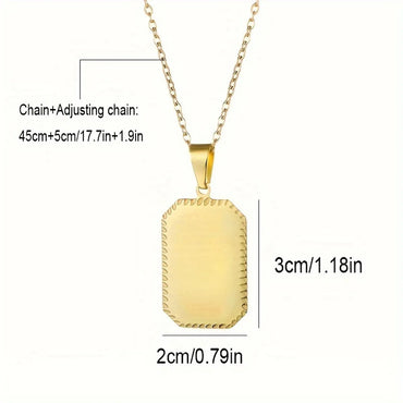 Simple Style Commute Heart Shape Stainless Steel Plating 18k Gold Plated Women's Pendant Necklace