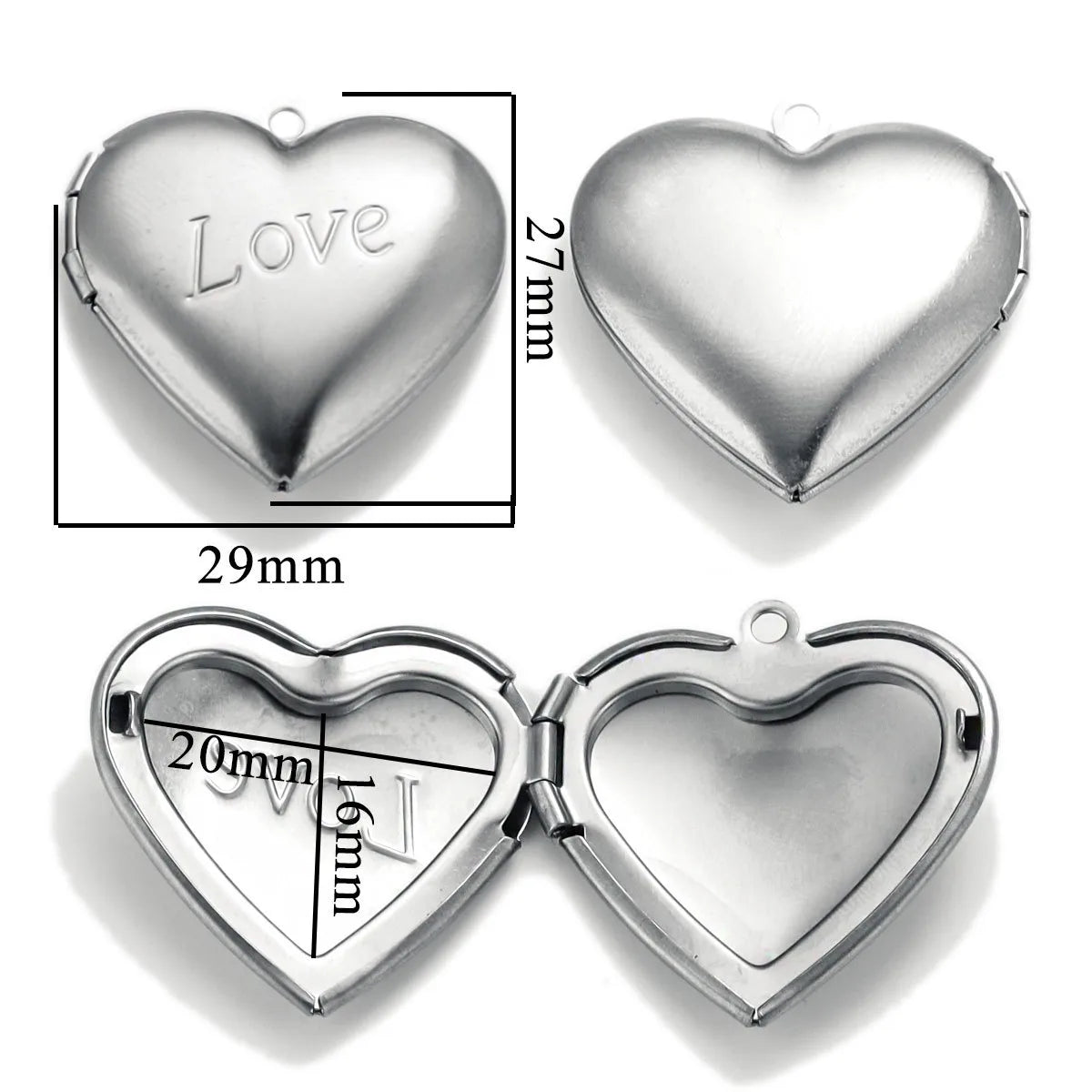 1 Piece Stainless Steel Polished Pendant