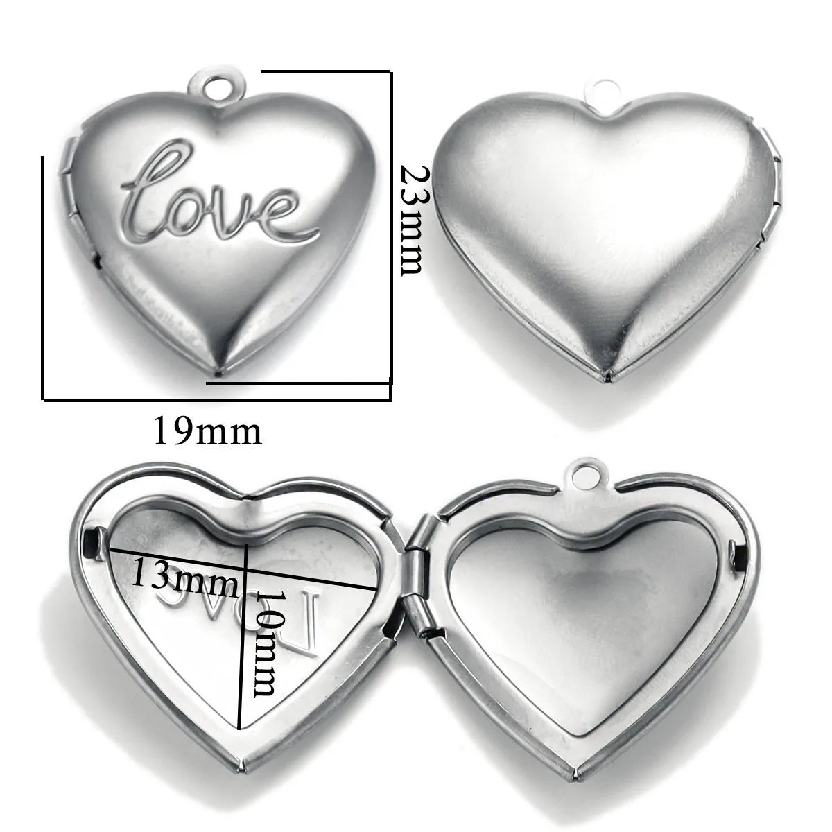 1 Piece Stainless Steel Polished Pendant