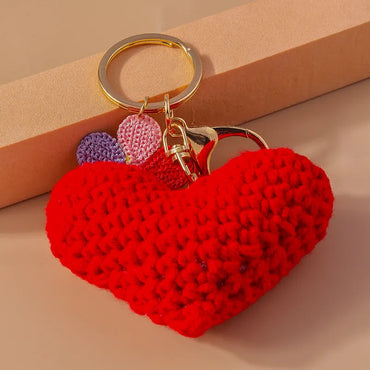 Simple Style Commute Heart Shape Zinc Alloy Valentine'S Day Keychain