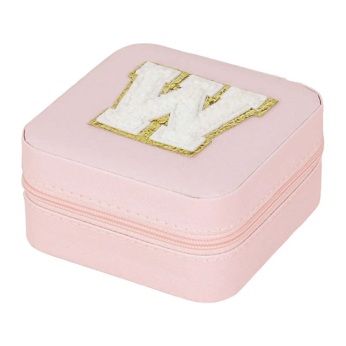 Simple Style Commute Letter Pu Leather Jewelry Boxes