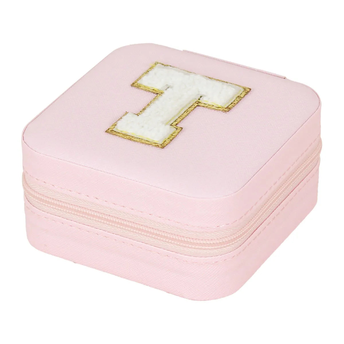 Simple Style Commute Letter Pu Leather Jewelry Boxes